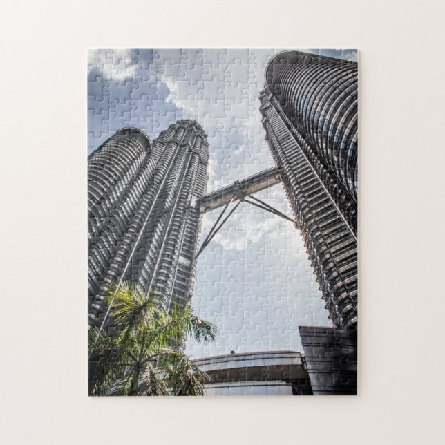 Puzzle Torres Petronas Kuala Lumpa Malasia. (Vertical)