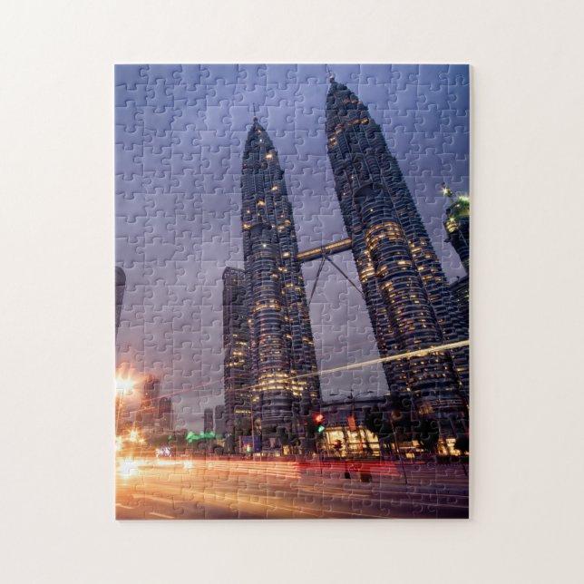 Puzzle Torres Petronas Kuala Lumpur. (Vertical)