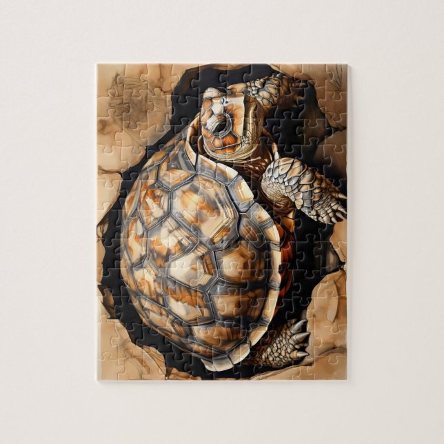 Puzzle Tortuga africana (Vertical)