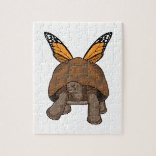 Puzzle Tortuga con colores arcoiris