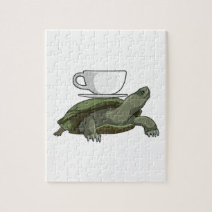 Puzzle Tortuga con té