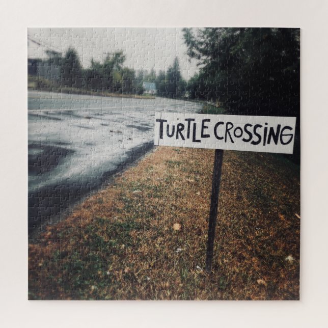 Puzzle tortuga cruzando (Vertical)