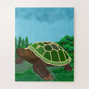 Puzzle Tortuga de jigsaw.