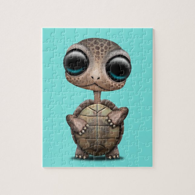Puzzle Tortuga linda del bebé (Vertical)