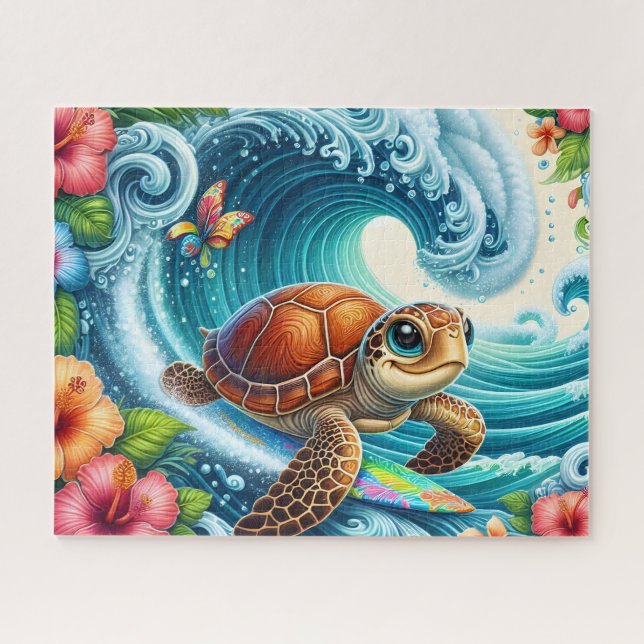 Puzzle Tortuga marina (Horizontal)