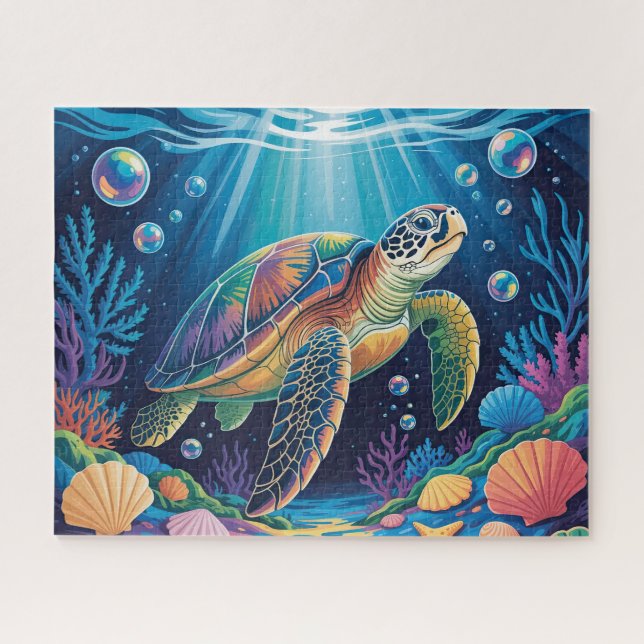Puzzle Tortuga marina (Horizontal)