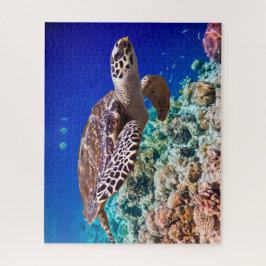 Puzzle Tortuga marina de arrecife de coral