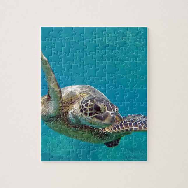 Puzzle Tortuga verde hawaiana - Honu (Vertical)