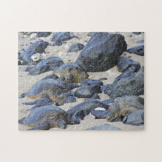 Puzzle Tortugas marinas en Maui (Horizontal)