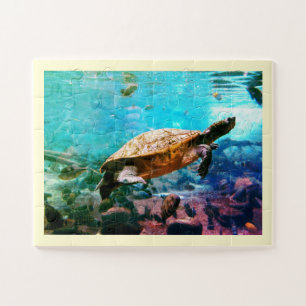 Puzzle Tortugas y peces