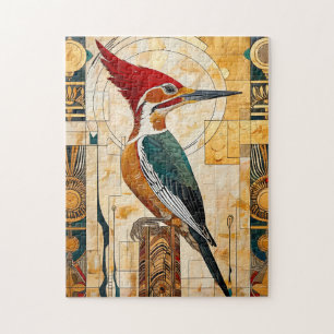 Puzzle Tótem de Carpintero – Ritmo Art Déco