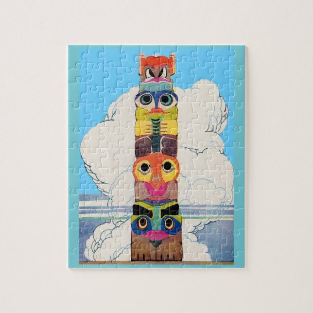 Puzzle tótem de los años 20 (Vertical)