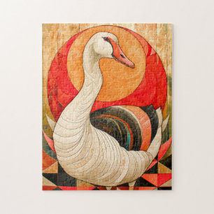 Puzzle Totem del Ganso – Espíritu Art Déco Protector