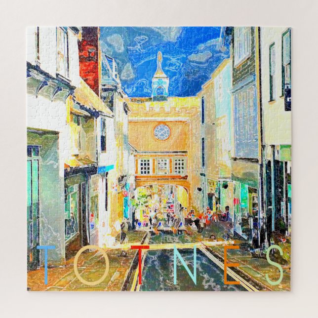 Puzzle Totnes, Devon, Reino Unido (Vertical)