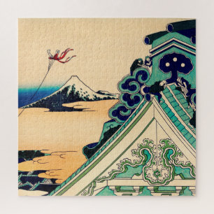Puzzle Toto Asakusa Honganji por Katsushika Hokusai