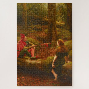 Puzzle Touchstone y Audrey (En el bosque de Arden)