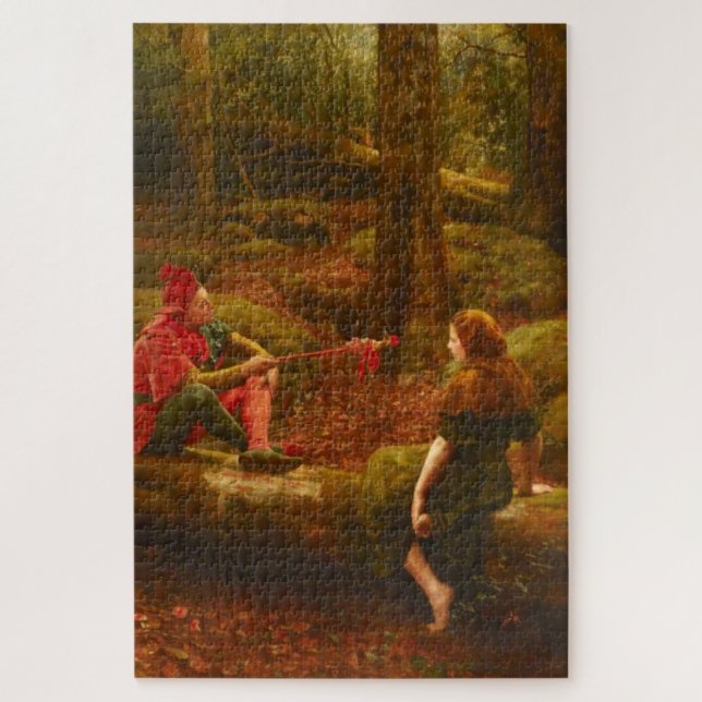Puzzle Touchstone y Audrey (En el bosque de Arden) (Vertical)