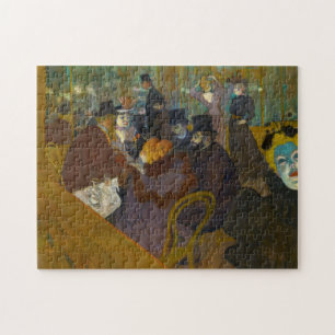 Puzzle Toulouse-Lautrec - En el Rouge