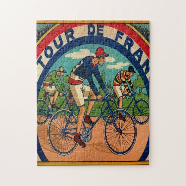 Puzzle Tour De France Vintage (Vertical)