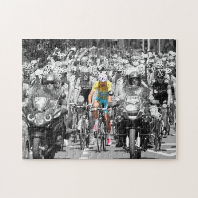 Puzzle Tour de Francia Carrera de Ciclismo de Jersey Amar (Horizontal)