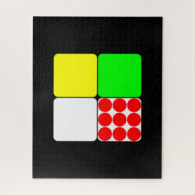 Puzzle Tour de Francia Jerseys 3 Negro (Vertical)