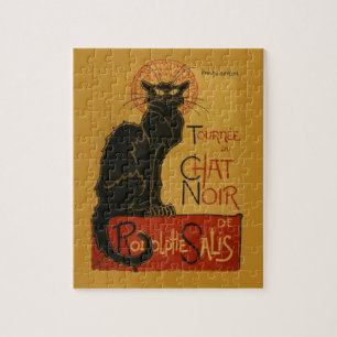 Puzzle Tournee de Chat Noir Gato Negro
