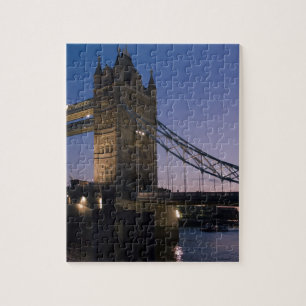 Puzzle Tower Bridge London England Water Night