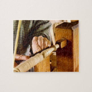 Puzzle Trabajador de la madera: modelar un husillo