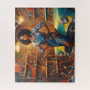 Puzzle Trabajando duro en la tienda