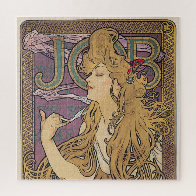 Puzzle Trabajo (1896) de Alphonse Mucha (Vertical)
