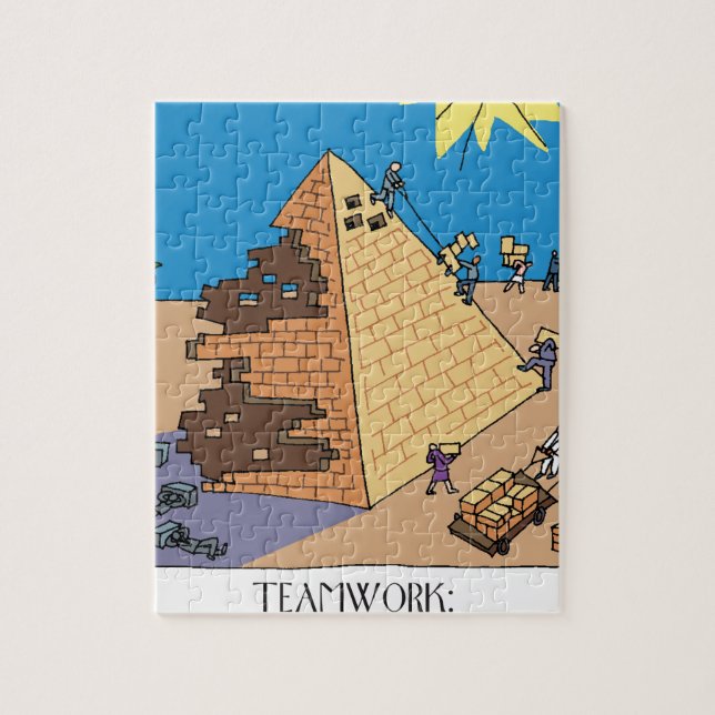 Puzzle Trabajo en equipo (Vertical)