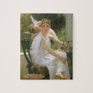 Puzzle Trabajo Interrumpido por Bouguereau, Retrato de Án