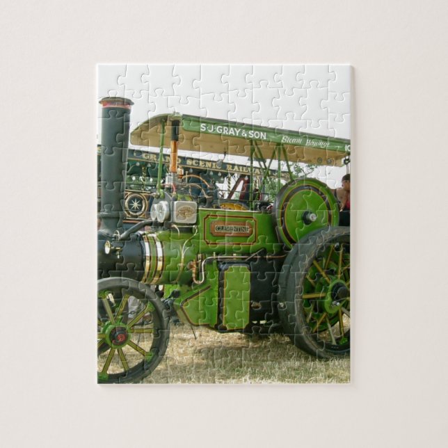 Puzzle tractor antiguo (Vertical)