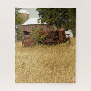 Puzzle Tractor de granja abandonado - 16x20 - 520 pc.