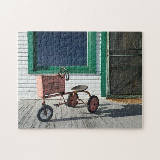 Puzzle Tractor de juguetes de vintage (Horizontal)
