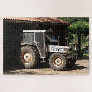 Puzzle Tractor gris, El Camino, España