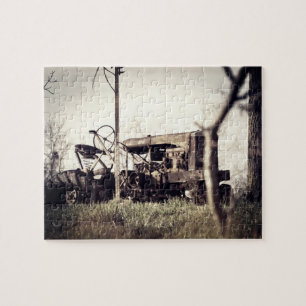 Puzzle Tractor viejo