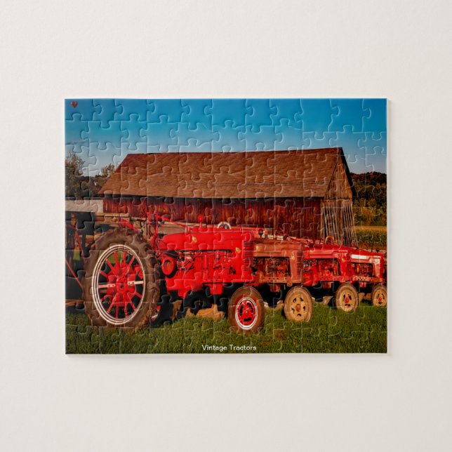 Puzzle Tractores de cosecha (Horizontal)