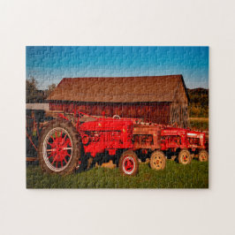 Puzzle Tractores de época.