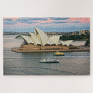 Puzzle Tráfico portuario - Ópera de Sydney -20x30-1014 pc