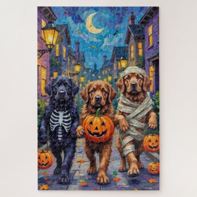 Puzzle Traición o tratamiento de los disfraces de Hallowe (Vertical)