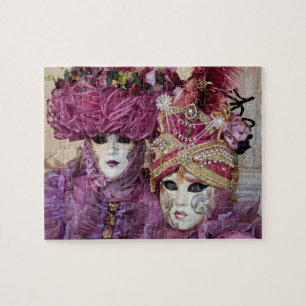 Puzzle Traje de Carnaval púrpura, Venecia