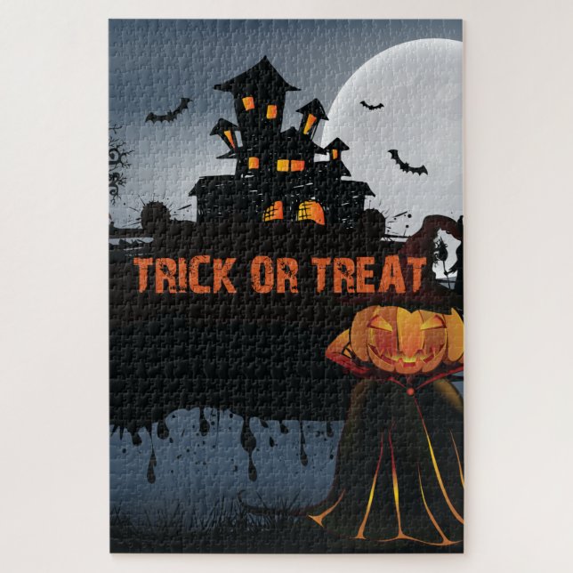 Puzzle Trampa o traza castillo (Vertical)