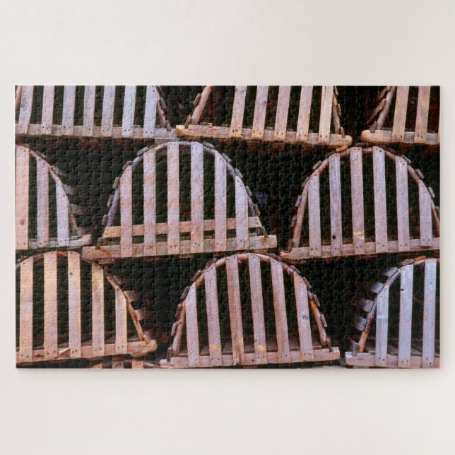 Puzzle Trampas de langosta de madera Horizontal (Horizontal)