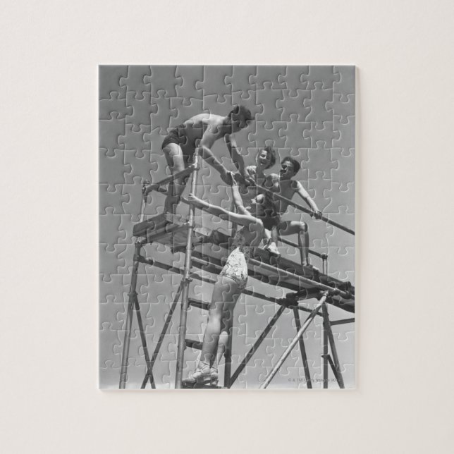 Puzzle Trampolín (Vertical)