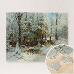 Puzzle Tranquila tarde de invierno por William Bliss Bake<br><div class="desc">Quiet Winter Afternoon es una pintura de William Bliss Baker -American,  1859 - 1886 Personalizar con sus propios detalles. Para una mayor personalización,  haga clic en el enlace "Personalizar" y utilice las herramientas de diseño avanzadas de Zazzle,  puede crear un regalo único.</div>