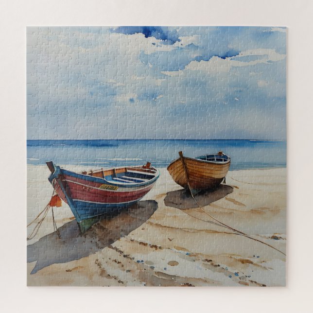 Puzzle "Tranquilidad Costera" Una Tranquila Maravilla Acu (Vertical)