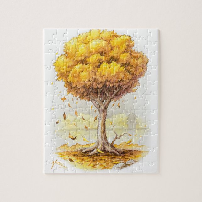 Puzzle Tranquilidad dorada (Vertical)