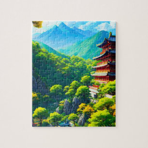Puzzle Tranquilidad Imperial: El Abrazo de la Naturaleza