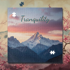 Puzzle Tranquilidad | Montañas y nubes